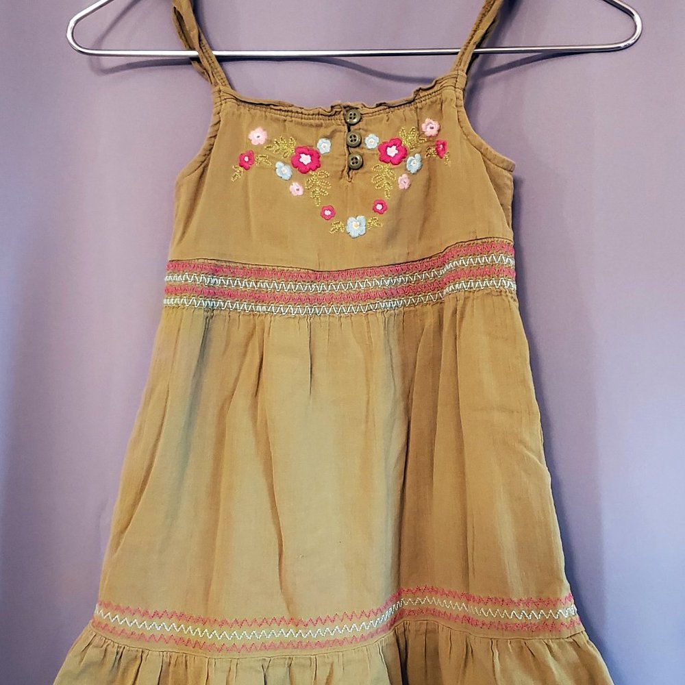 Gymboree Embroidered Dress - Size 4 - Super Cute!